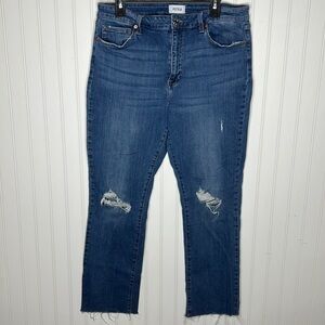 - Pistola Curvy Stretch Crop Jeans Size 32